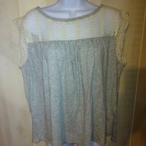 Gap top,large, gray
